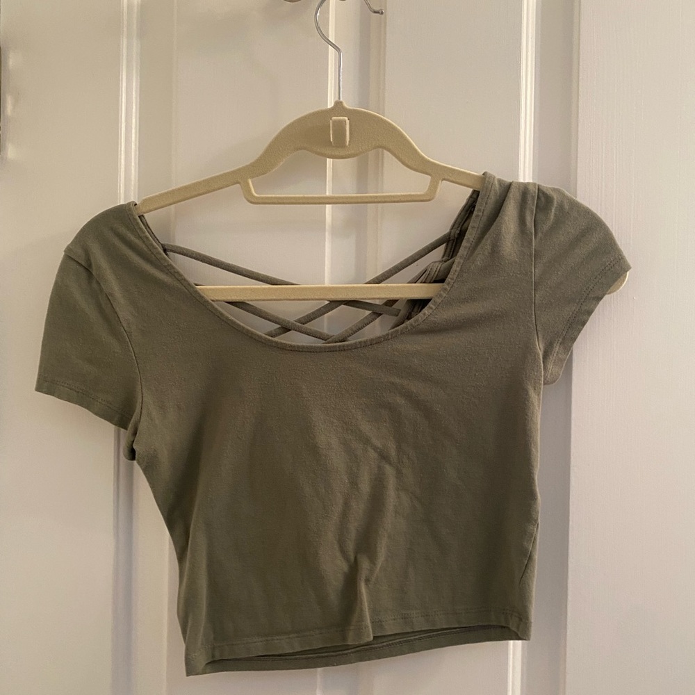 Scoop Neck Crop Top